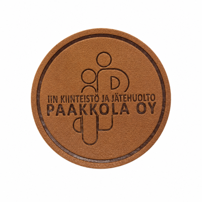 Koženková nášivka s ražbou
